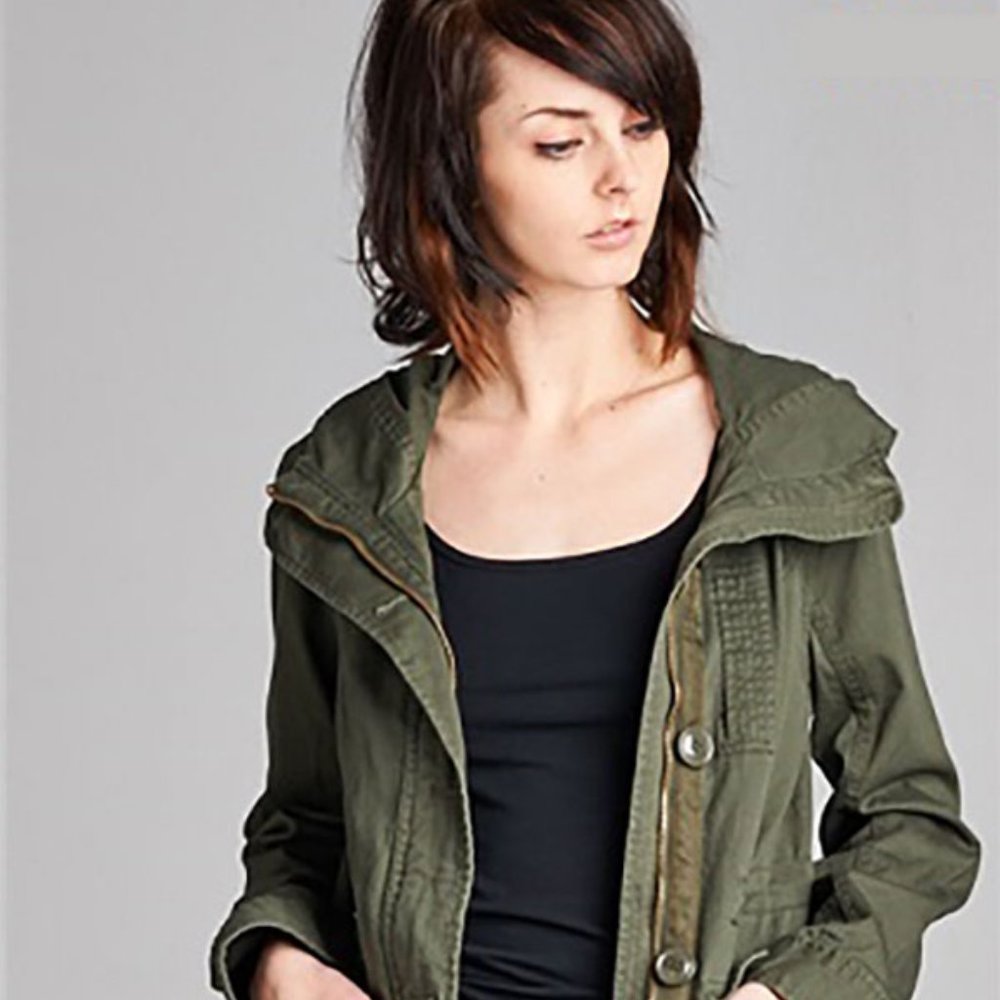 LONGLINE HOODED JACKET